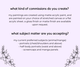 commissions!