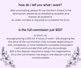 commissions!