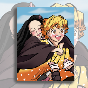 piggyback ride print