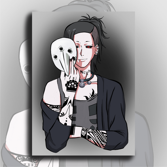 the no face print