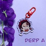 demon slaying derp keychain