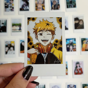 sunflower boy polaroid